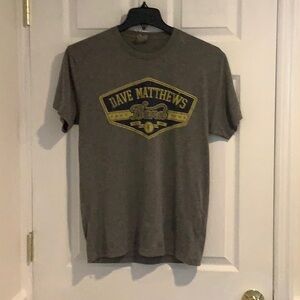 DAVE MATTHEWS BAND DMB Men’s Gray/Blue Soft Tour Concert Tee Shirt M